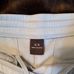 Men's Light Blue Armani Exchange NWOT Shorts L/XL 35-38